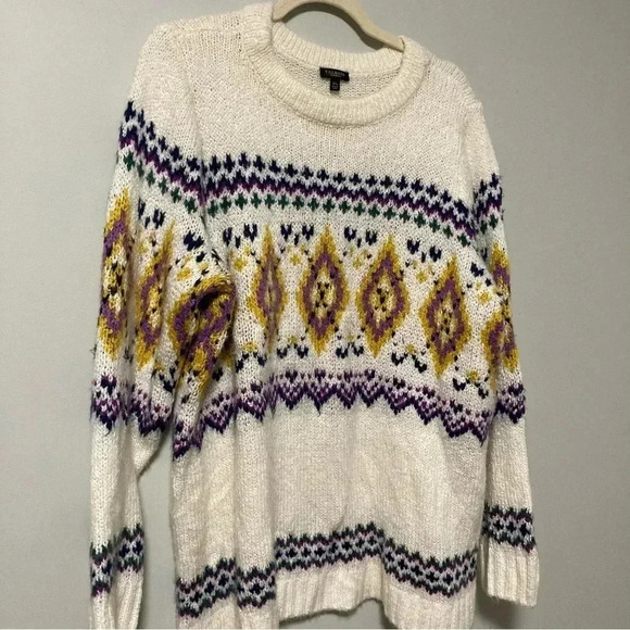 Talbots wool  blend fair isle sweater - Picture 5 of 5